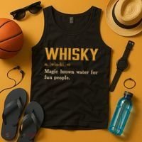 Whiskey Definition Magic Brown Water For Fun People Tank Top thumb 4