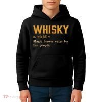 Whiskey Definition Magic Brown Water For Fun People Kids Hoodie thumb 4