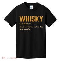 Whiskey Definition Magic Brown Water For Fun People Kids T-Shirt thumb 0