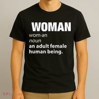 Woman Definition Noun An Adult Human Female Graphic T-Shirt thumb 3