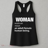 Woman Definition Noun An Adult Human Female Graphic Women's Tank Top thumb 3