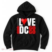 Washington DC Nations Capitol I Love Go Go Music Hoodie thumb 0