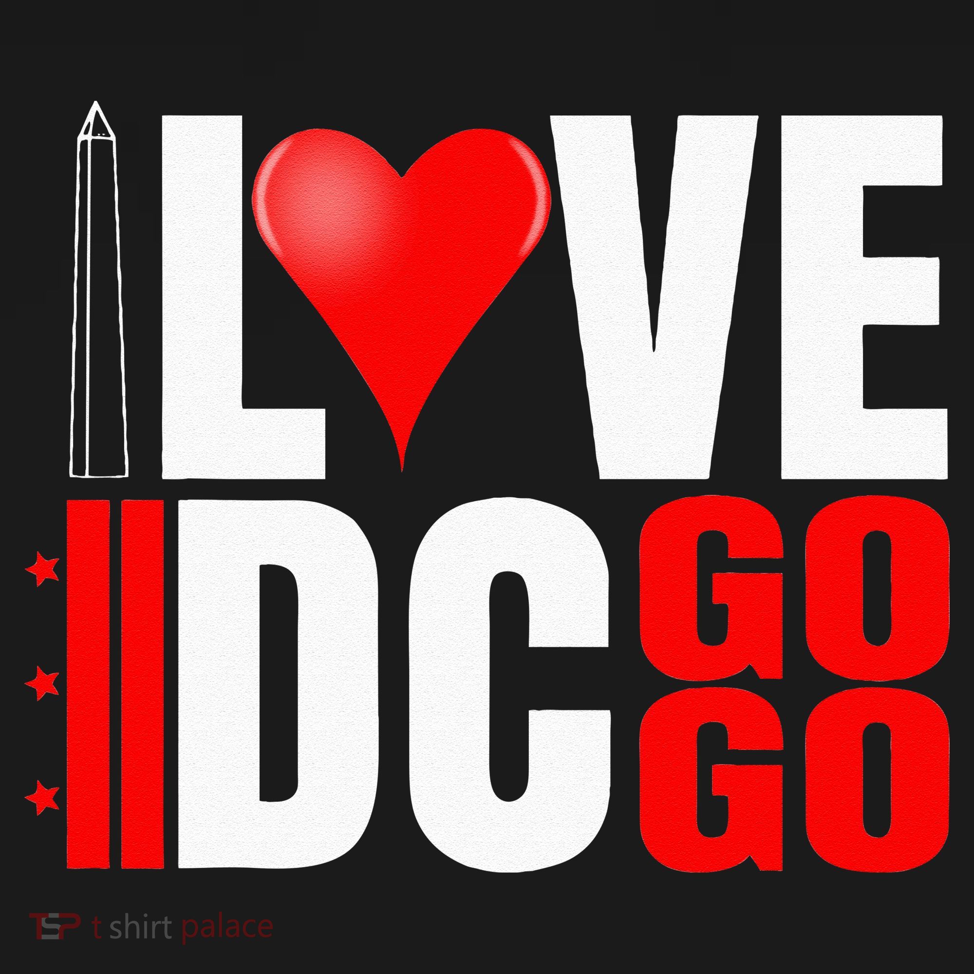 Washington DC Nations Capitol I Love Go Go Music Sweatshirt