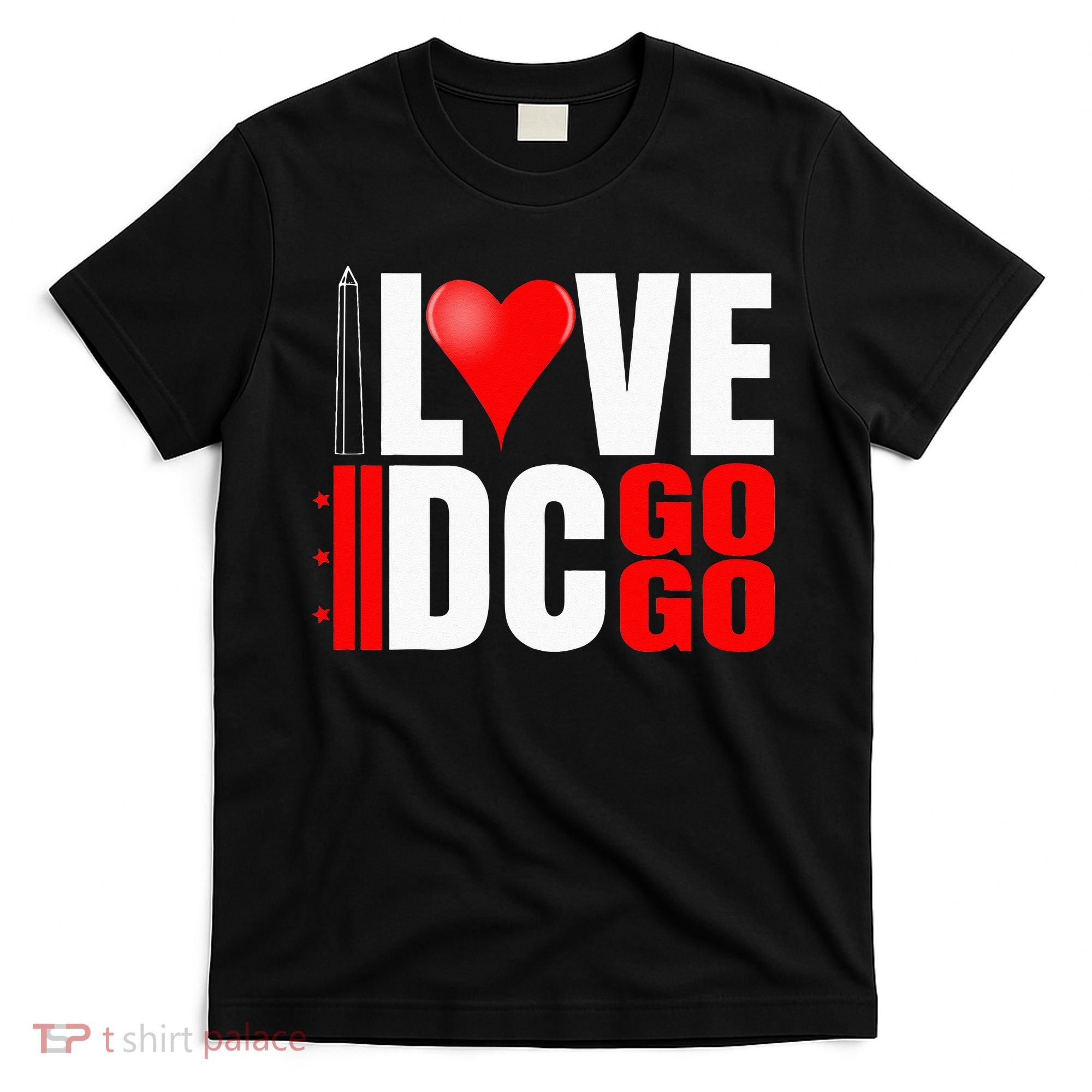 Washington DC Nations Capitol I Love Go Go Music T-Shirt