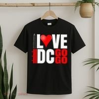 Washington DC Nations Capitol I Love Go Go Music T-Shirt thumb 2