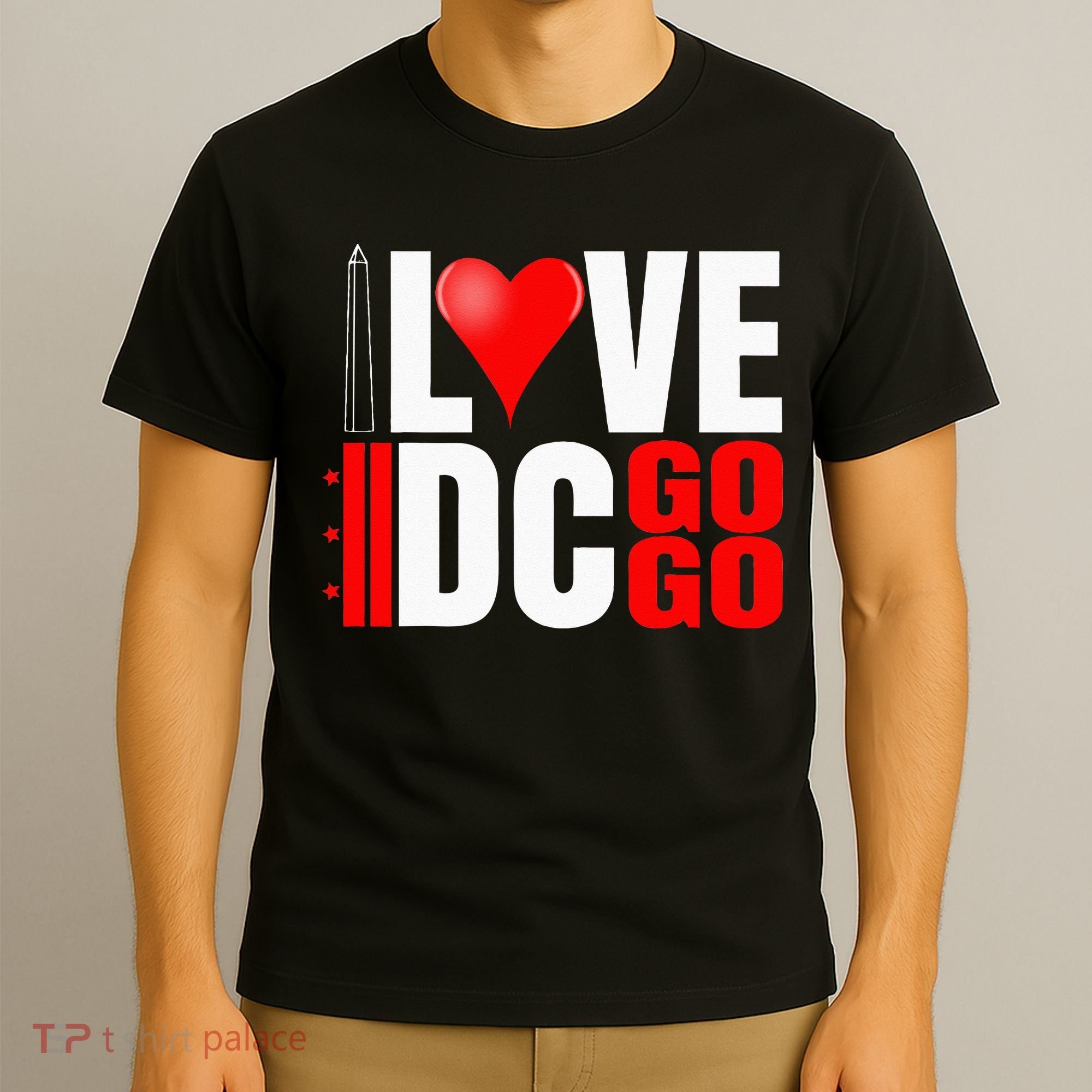 Washington DC Nations Capitol I Love Go Go Music T-Shirt