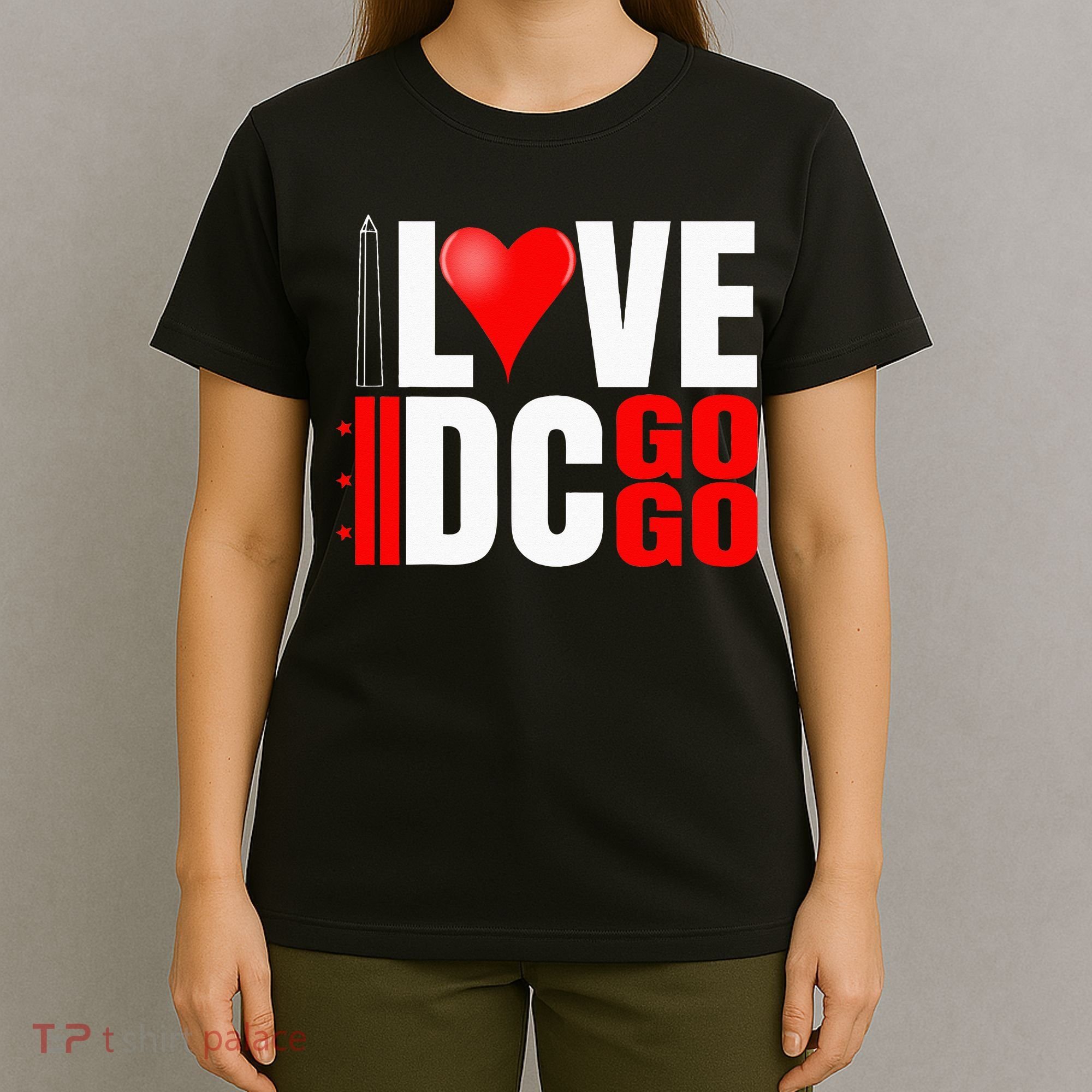Washington DC Nations Capitol I Love Go Go Music T-Shirt