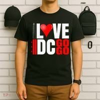 Washington DC Nations Capitol I Love Go Go Music T-Shirt thumb 6