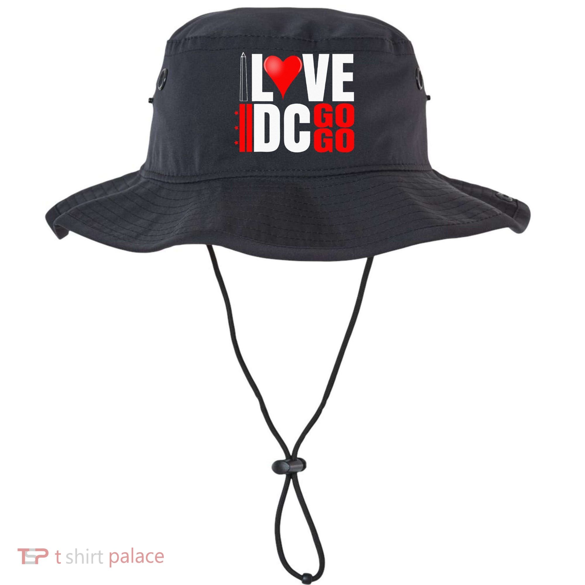 Washington DC Nations Capitol I Love Go Go Music Bucket Hat