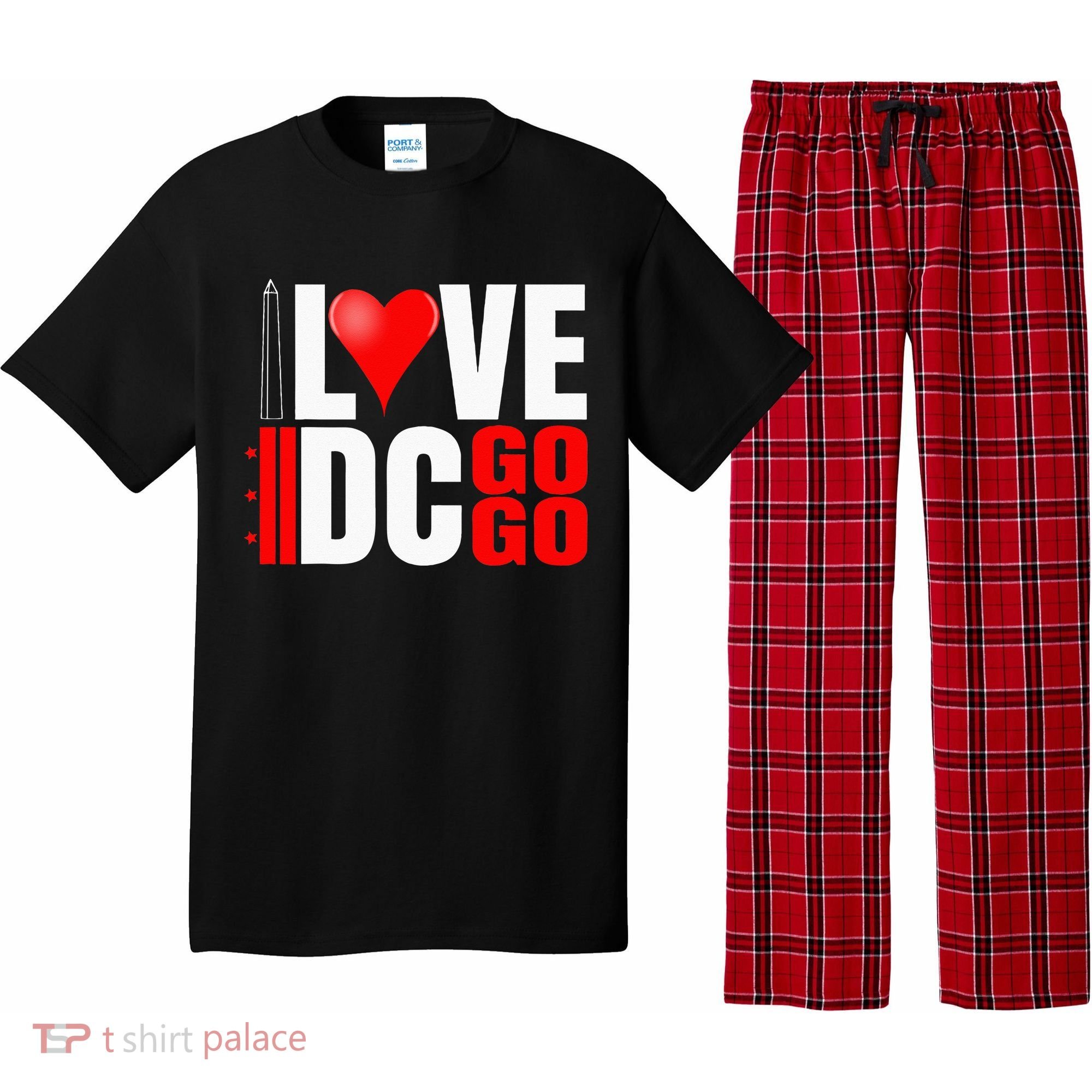 Washington DC Nations Capitol I Love Go Go Music Pajama Set