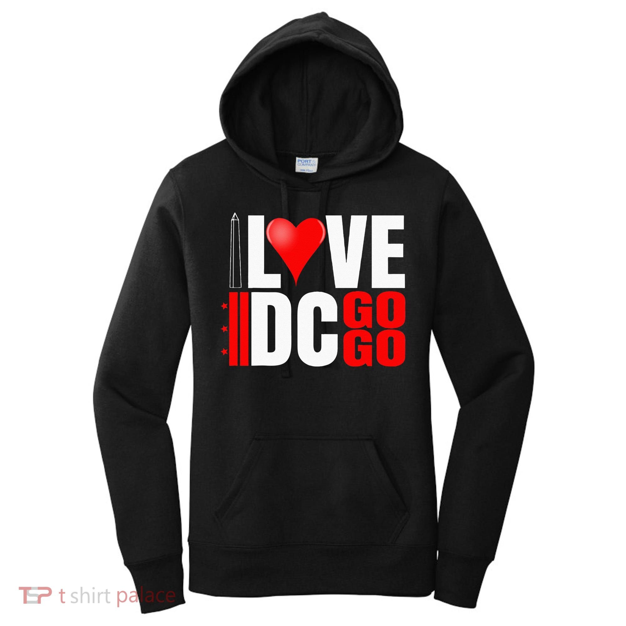 Washington DC Nations Capitol I Love Go Go Music Women's Hoodie
