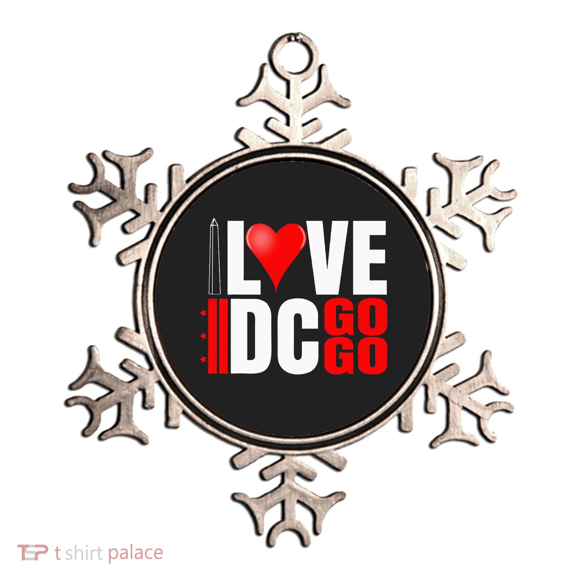Washington DC Nations Capitol I Love Go Go Music Ornament