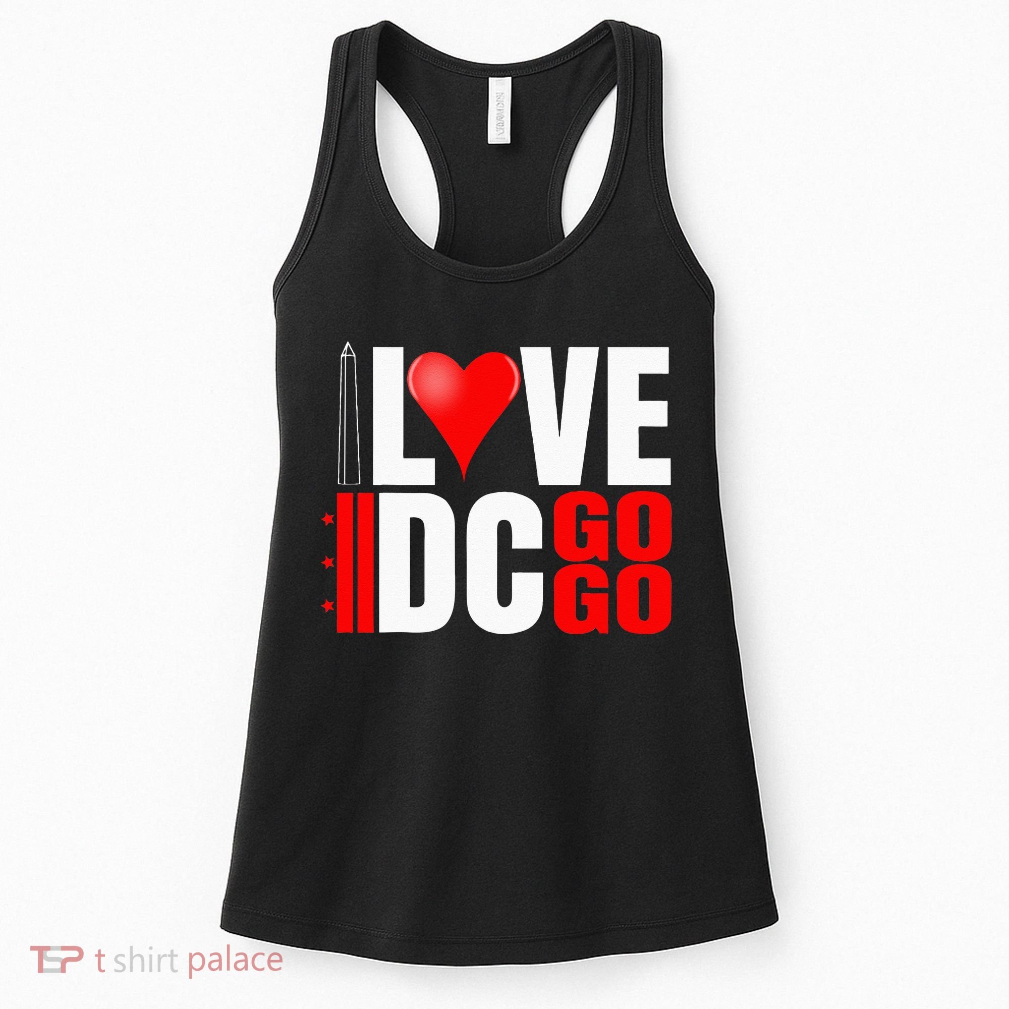 Washington DC Nations Capitol I Love Go Go Music Women's Tank Top