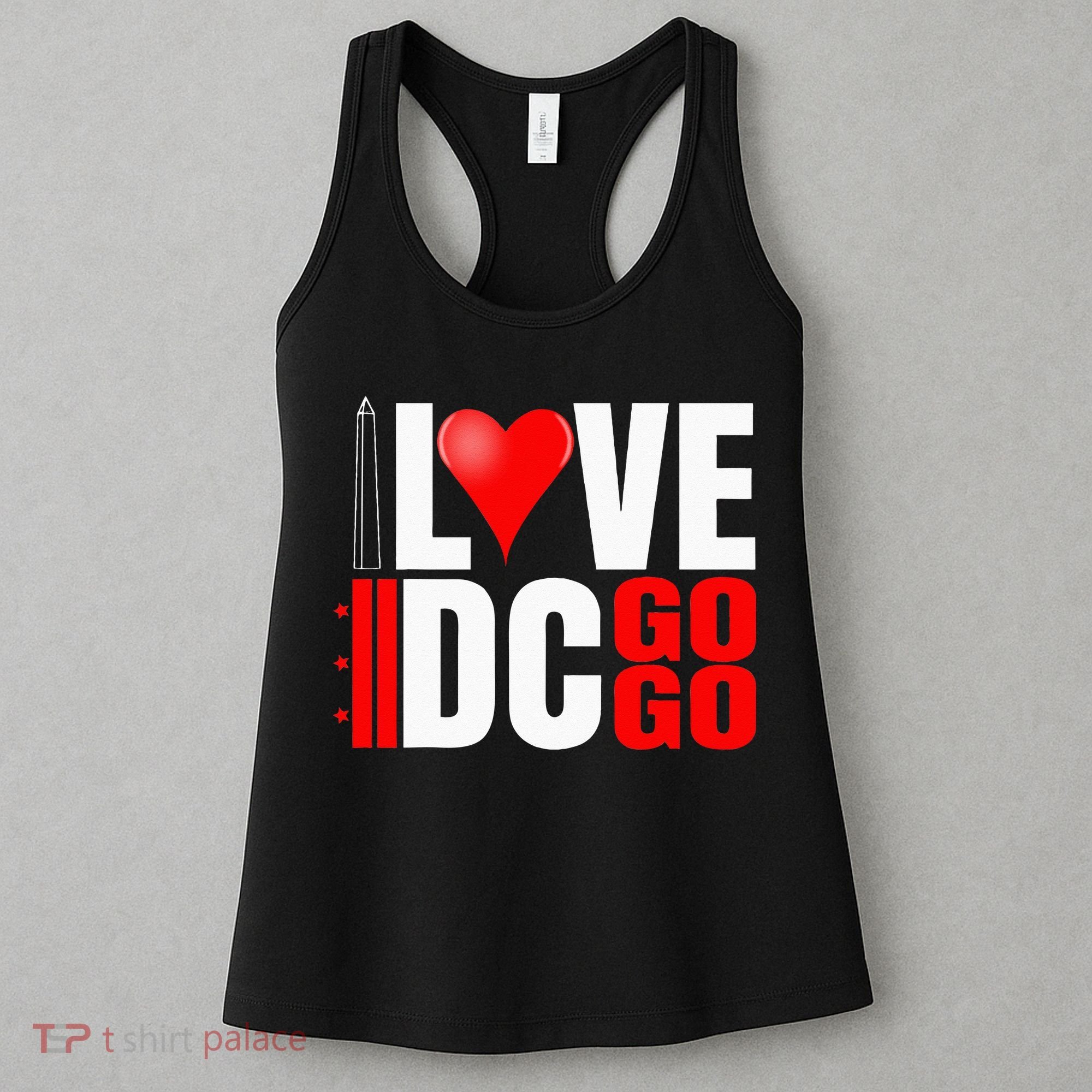 Washington DC Nations Capitol I Love Go Go Music Women's Tank Top