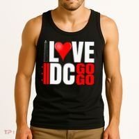 Washington DC Nations Capitol I Love Go Go Music Tank Top thumb 3