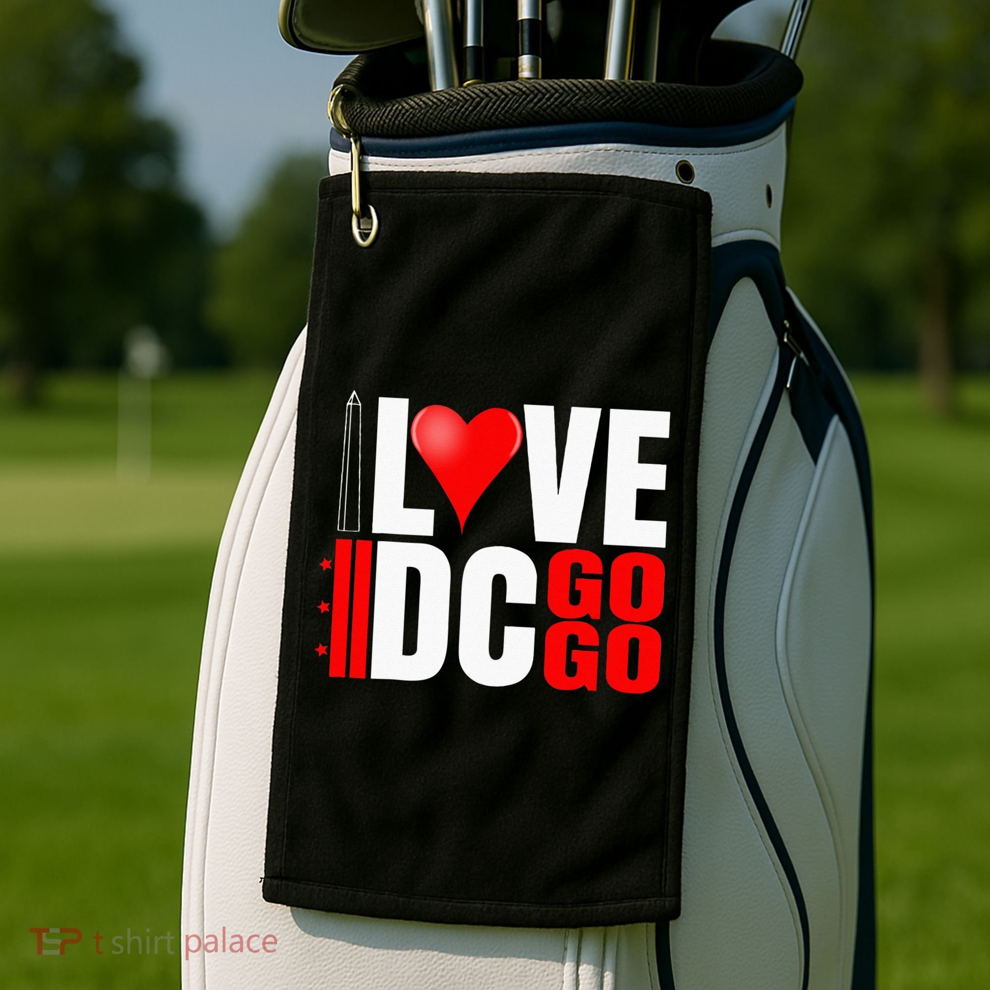 Washington DC Nations Capitol I Love Go Go Music Golf Towel