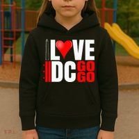 Washington DC Nations Capitol I Love Go Go Music Kids Hoodie thumb 3