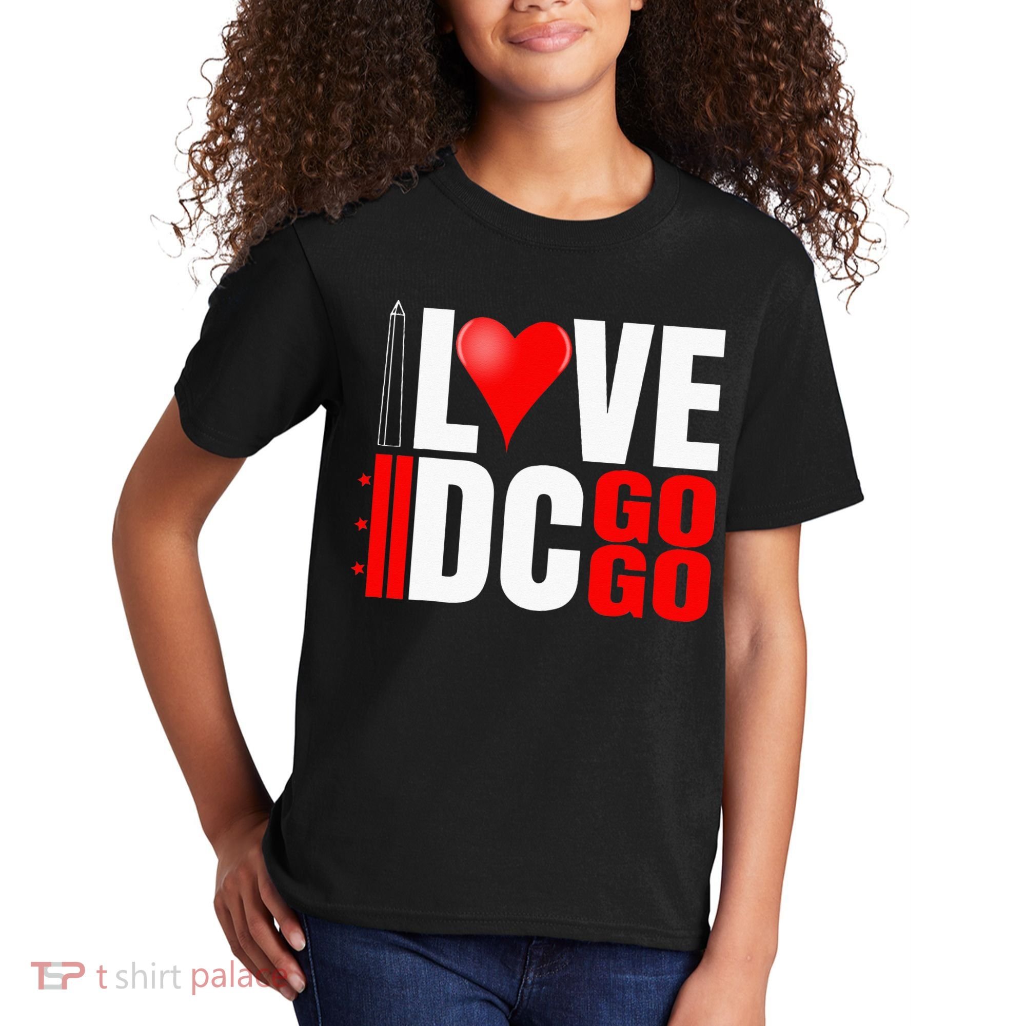 Washington DC Nations Capitol I Love Go Go Music Kids T-Shirt