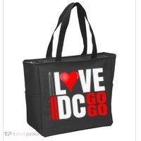 Washington DC Nations Capitol I Love Go Go Music Tote Bag thumb 2