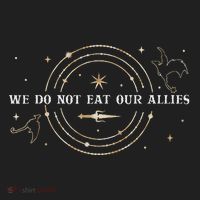 We Do Not Eat Our Allies Dragon Rider Wing Book Bookish Beanie thumb 2