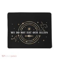 We Do Not Eat Our Allies Dragon Rider Wing Book Bookish Mousepad thumb 0