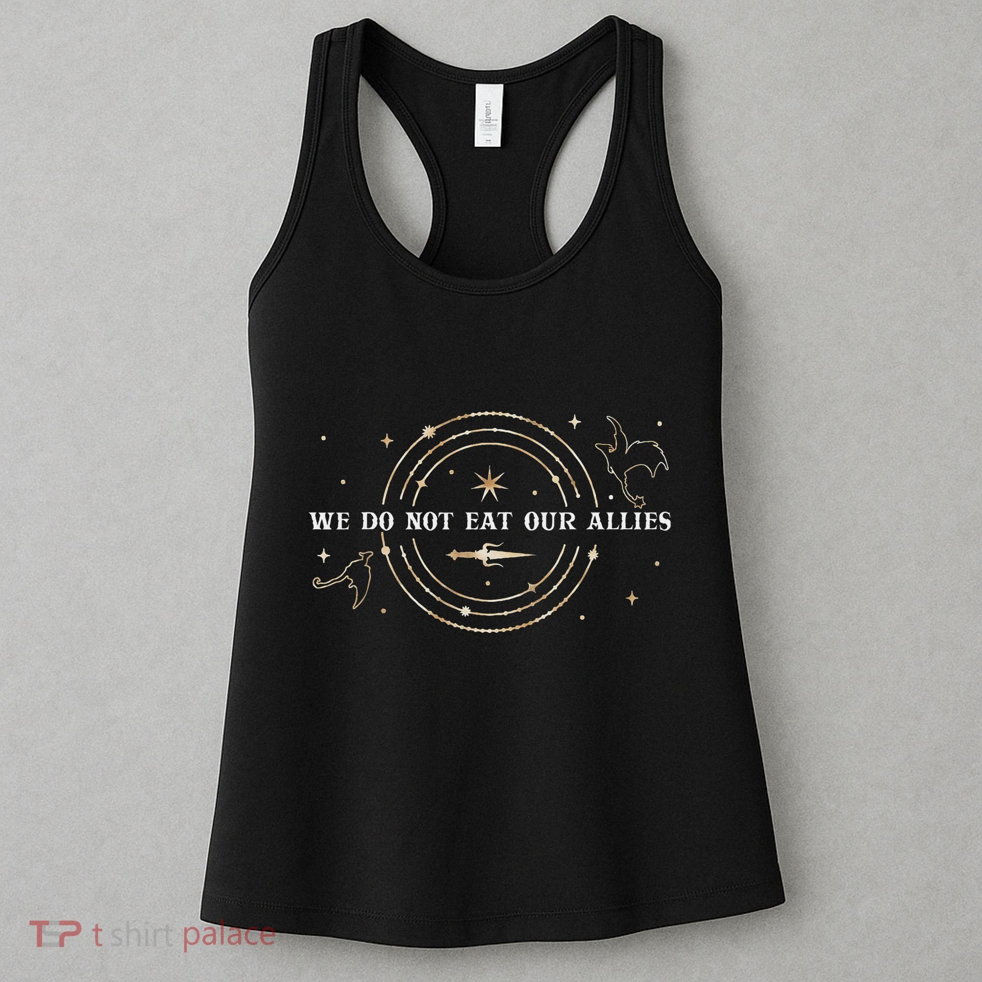 We Do Not Eat Our Allies Dragon Rider Wing Book Bookish Women's Tank Top