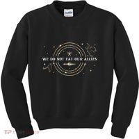 We Do Not Eat Our Allies Dragon Rider Wing Book Bookish Kids Sweatshirt thumb 0