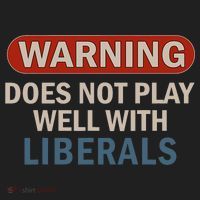 Warning Does Not Play Well With Liberals Women's Sweatshirt thumb 2