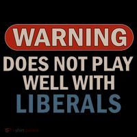 Warning Does Not Play Well With Liberals Baby Bodysuit thumb 2