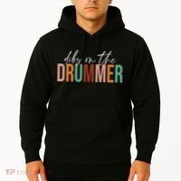 Wife Dibs On The Drummer Funny Drummer  Hoodie thumb 2