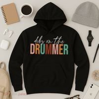 Wife Dibs On The Drummer Funny Drummer  Hoodie thumb 3