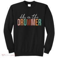Wife Dibs On The Drummer Funny Drummer  Sweatshirt thumb 0