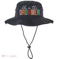 Wife Dibs On The Drummer Funny Drummer  Bucket Hat thumb 0
