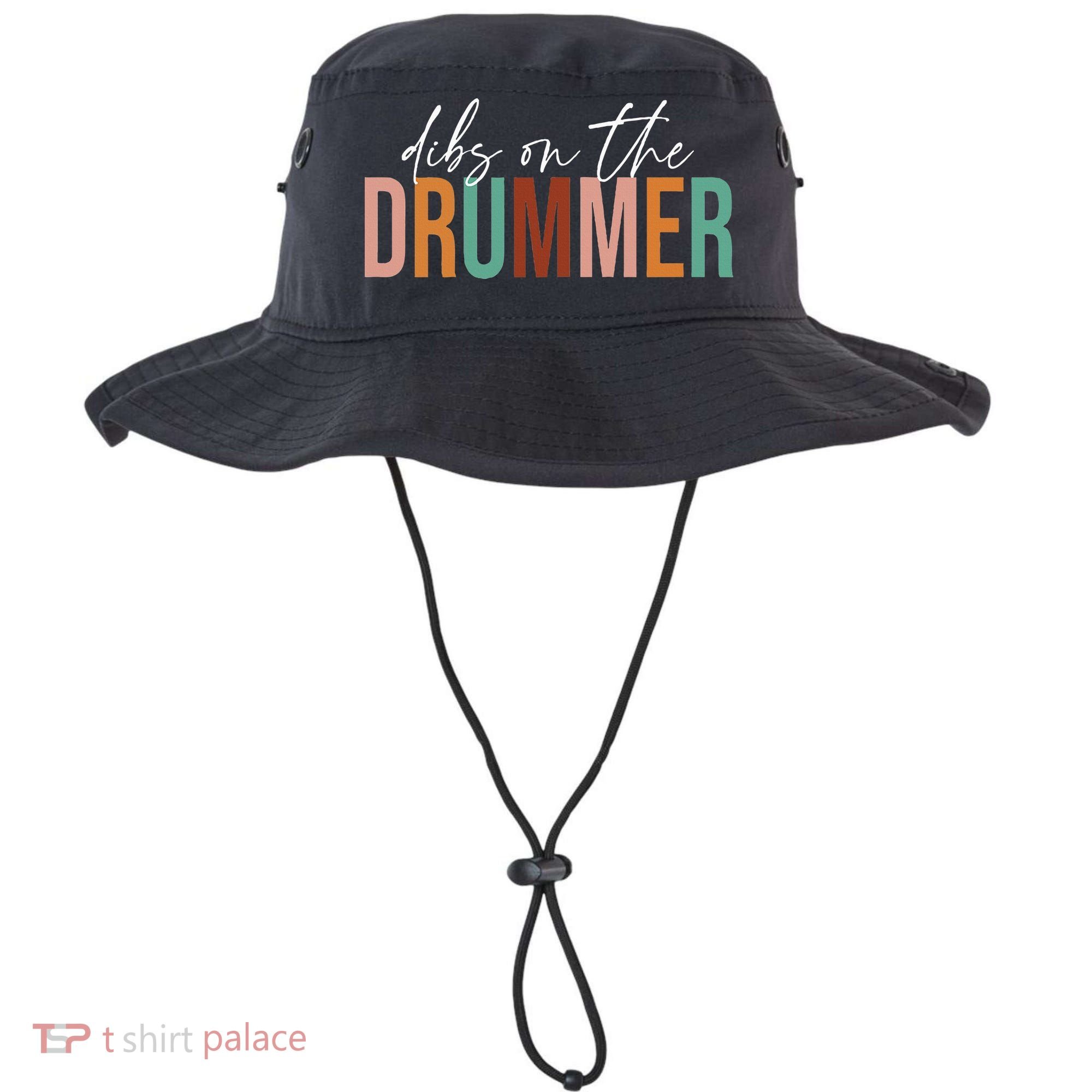 Wife Dibs On The Drummer Funny Drummer  Bucket Hat