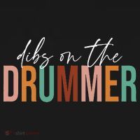 Wife Dibs On The Drummer Funny Drummer  Ornament thumb 1