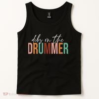 Wife Dibs On The Drummer Funny Drummer  Tank Top thumb 2
