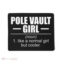 Womens Definition Pole Vault Girl Athlete High Jump Gift Vaulting Mousepad thumb 0