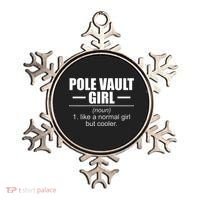 Womens Definition Pole Vault Girl Athlete High Jump Gift Vaulting Ornament thumb 0