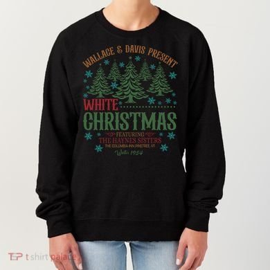 Wallace & David Present White Christmas Wallace & David Christmas M Women's Sweatshirt