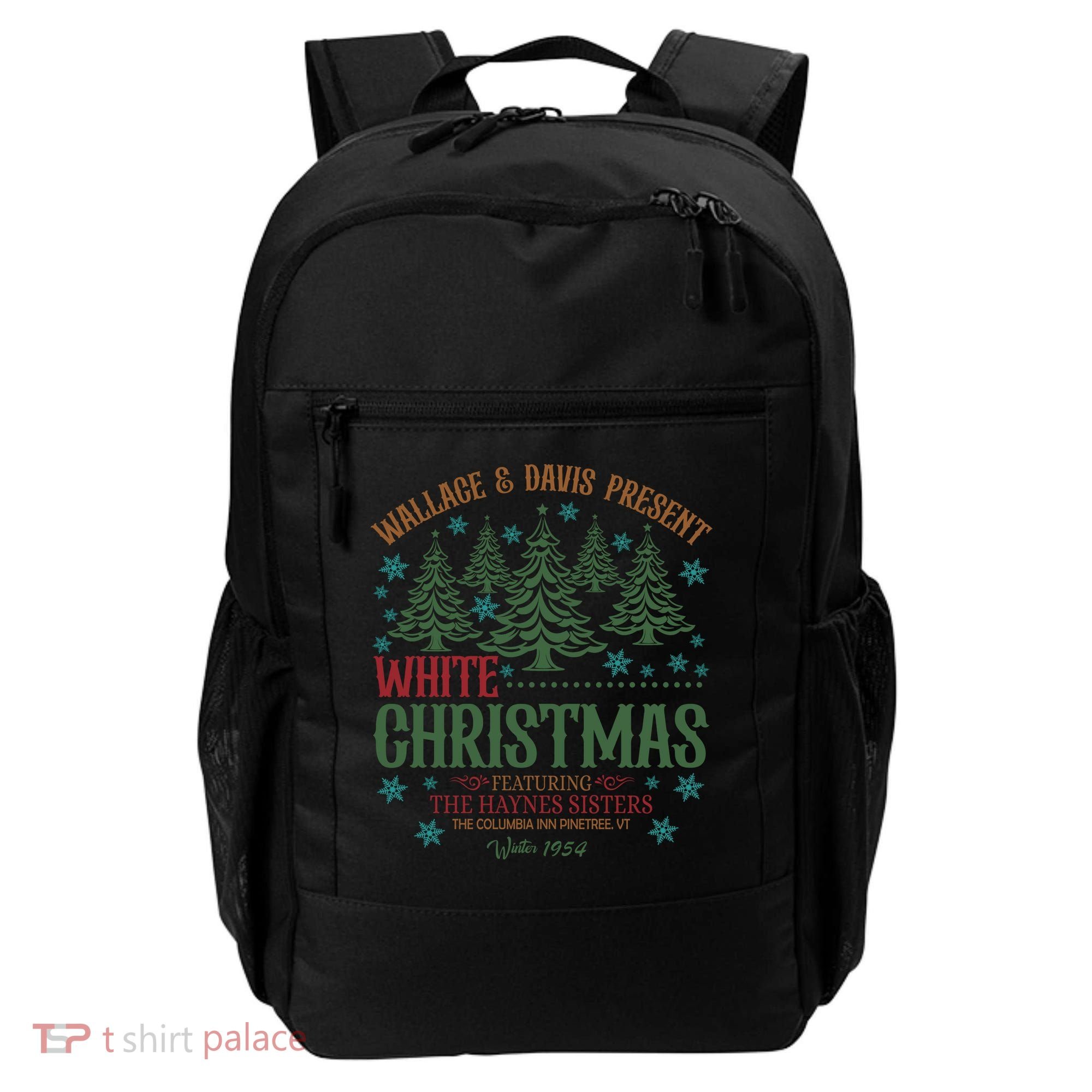 Wallace & David Present White Christmas Wallace & David Christmas M Backpack