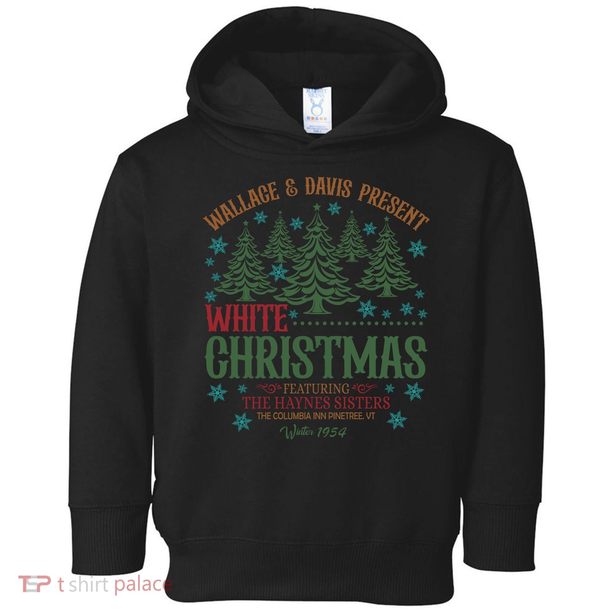 Wallace & David Present White Christmas Wallace & David Christmas M Toddler Hoodie