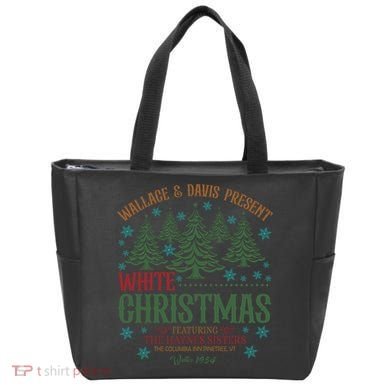 Wallace & David Present White Christmas Wallace & David Christmas M Tote Bag