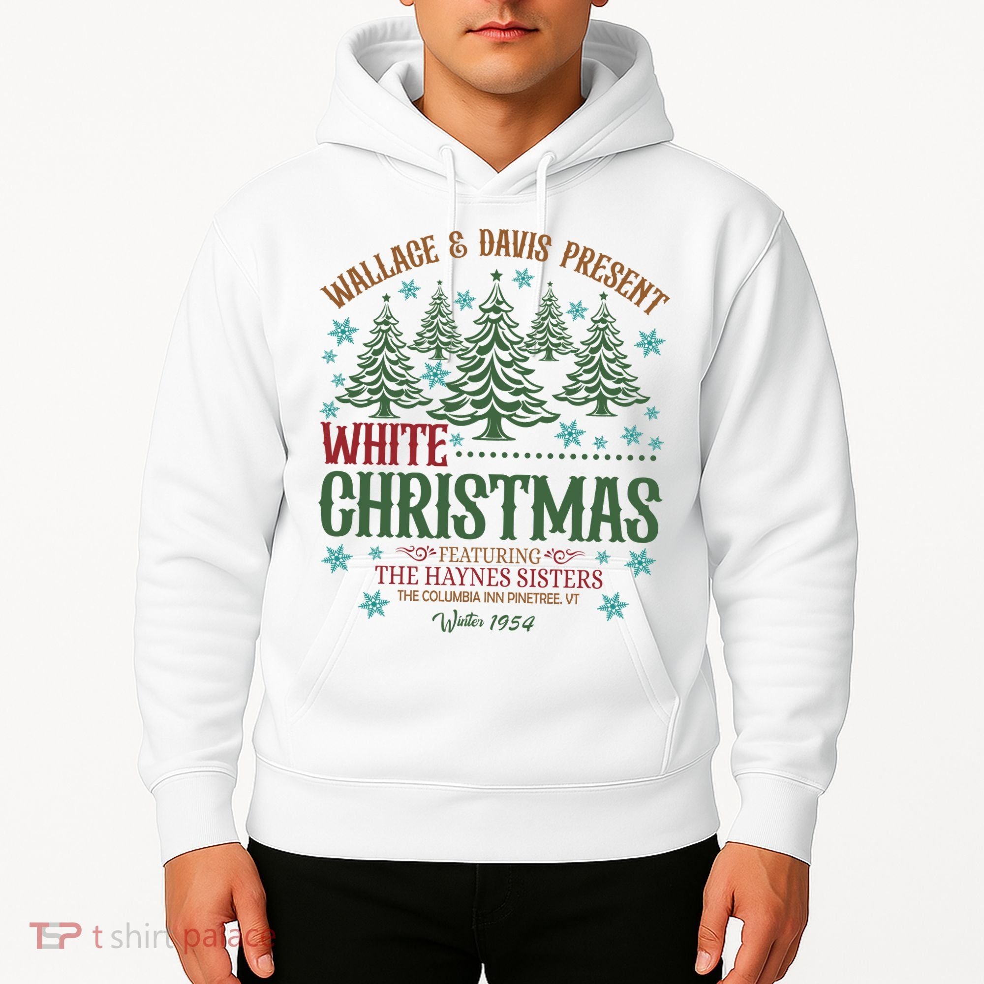 Wallace & David Present White Christmas Wallace & David Christmas M Hoodie