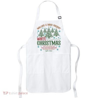 Wallace & David Present White Christmas Wallace & David Christmas M Apron