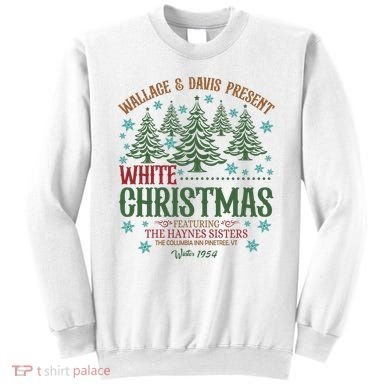 Wallace & David Present White Christmas Wallace & David Christmas M Sweatshirt