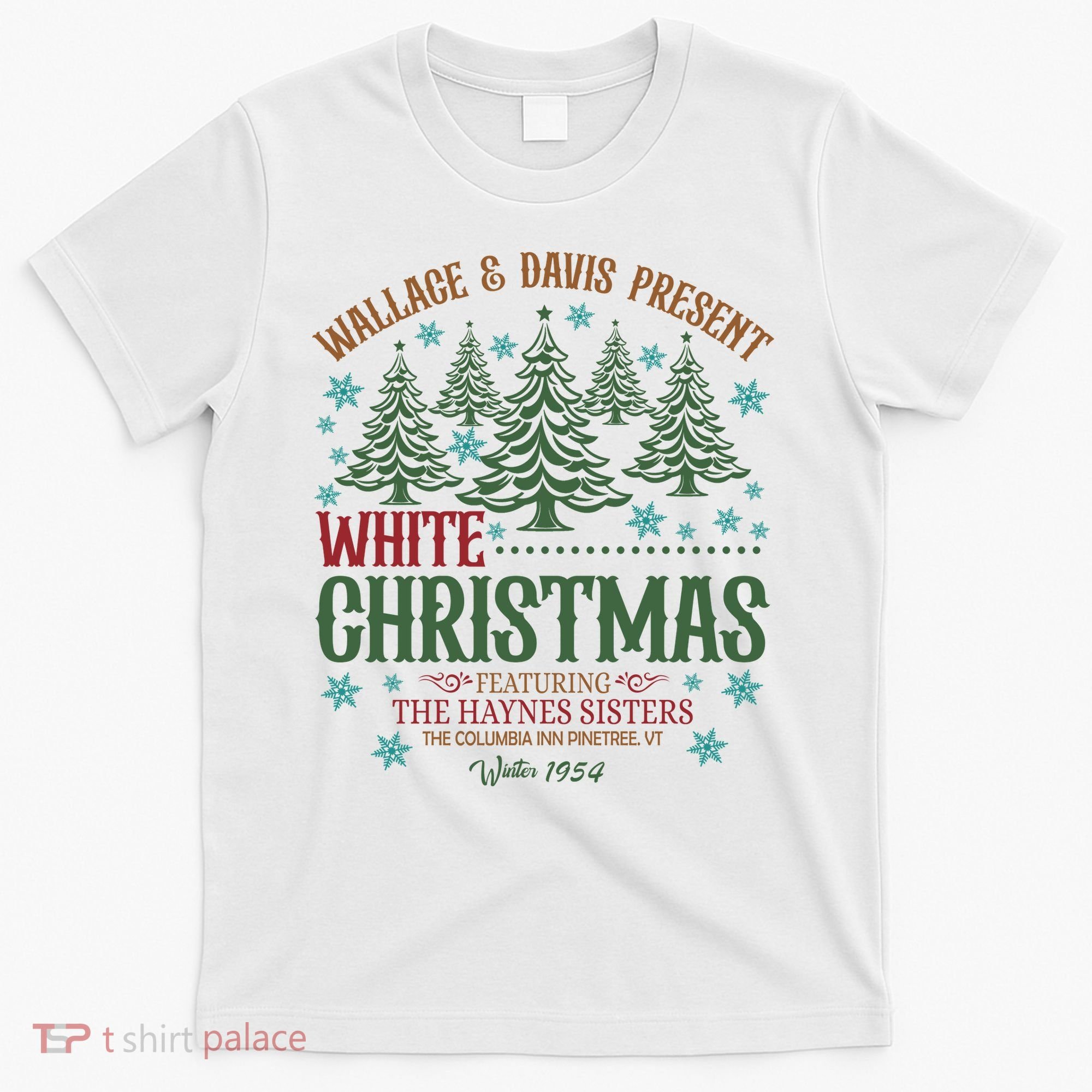 Wallace & David Present White Christmas Wallace & David Christmas M T-Shirt