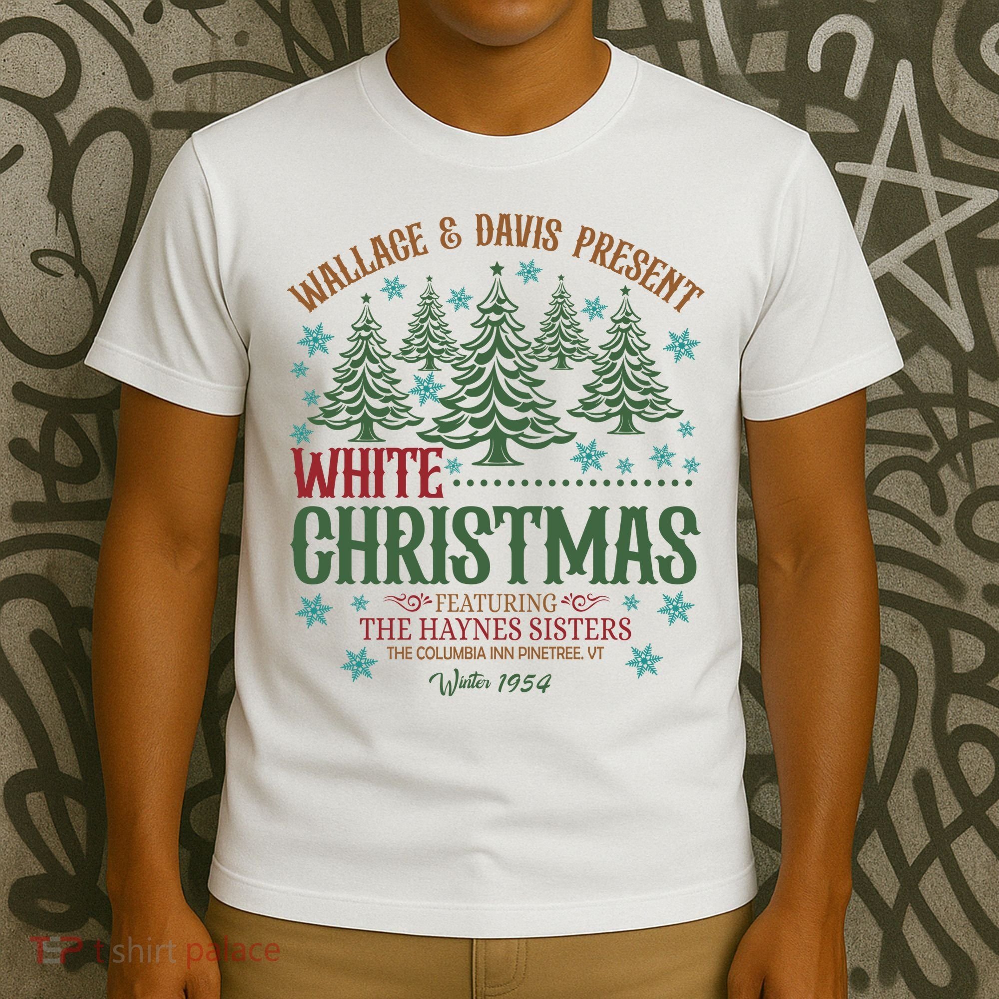 Wallace & David Present White Christmas Wallace & David Christmas M T-Shirt