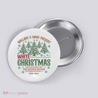 Wallace & David Present White Christmas Wallace & David Christmas M Button thumb 0