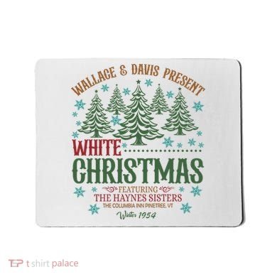 Wallace & David Present White Christmas Wallace & David Christmas M Mousepad