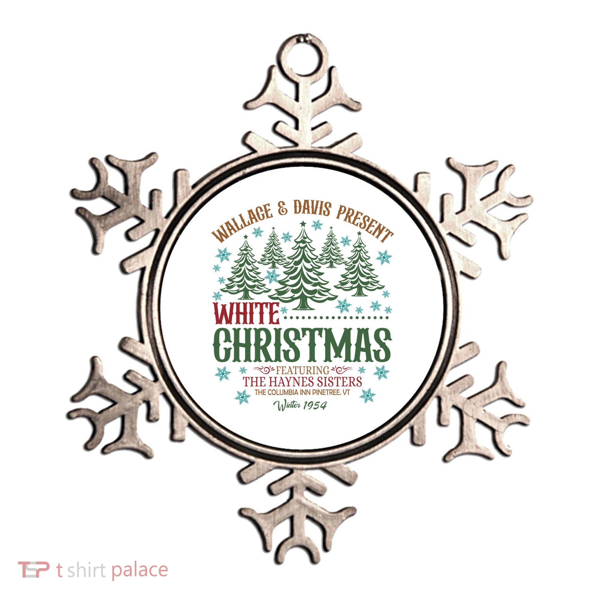 Wallace & David Present White Christmas Wallace & David Christmas M Ornament